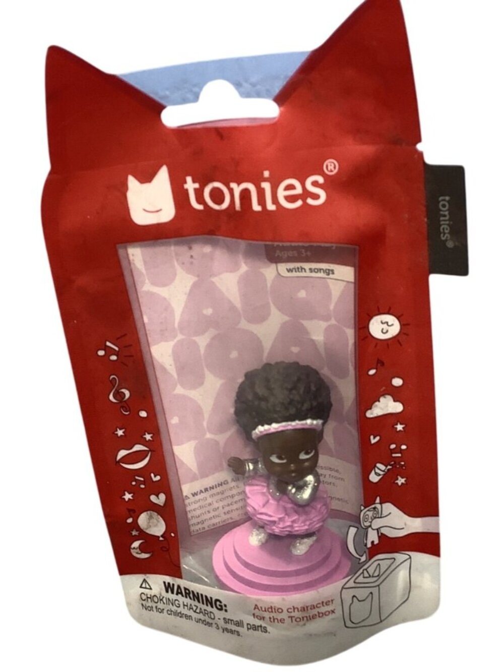 Tonies Audio Play Figurine Qai Qai For Ages 3+ With Songs For Toniebox Purple